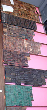 trays of type