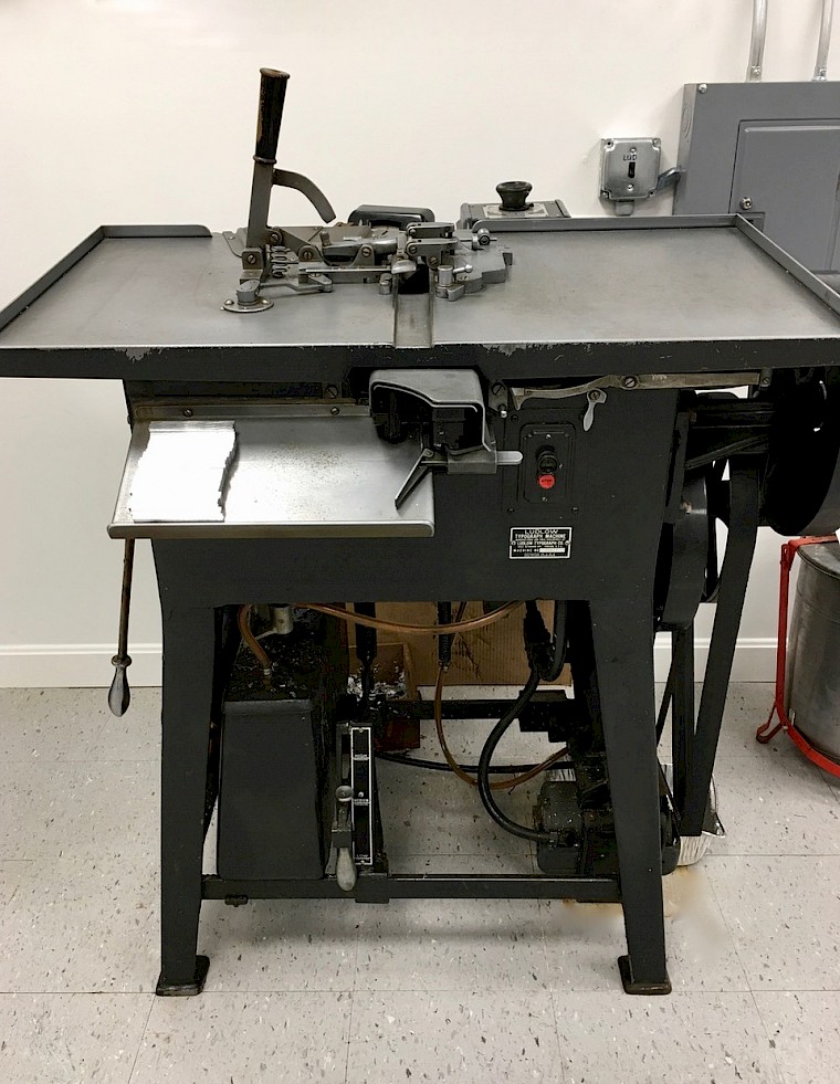 Ludlow typecasting machine
