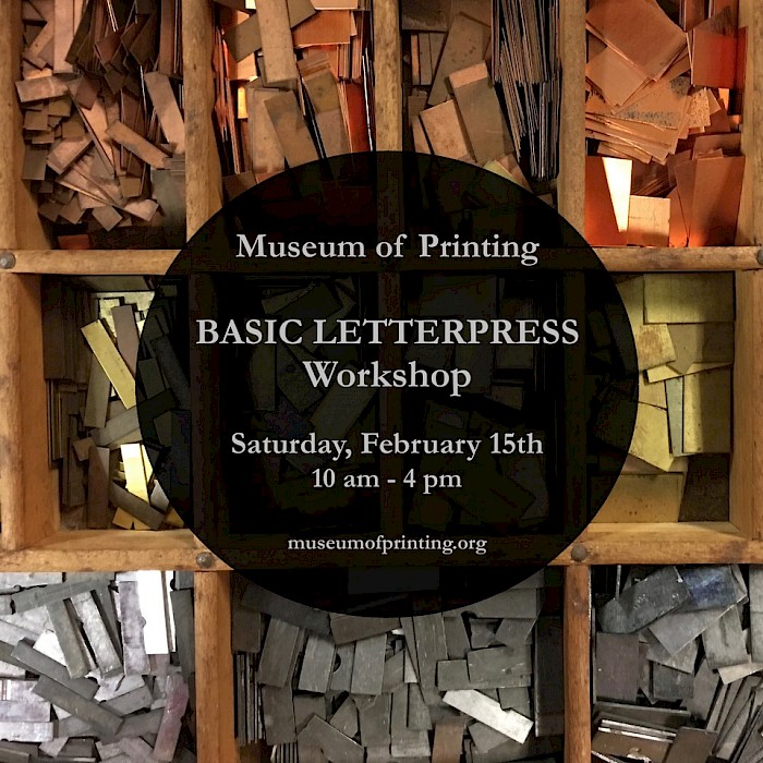 Basic Letterpress Workshop Feb. 2020