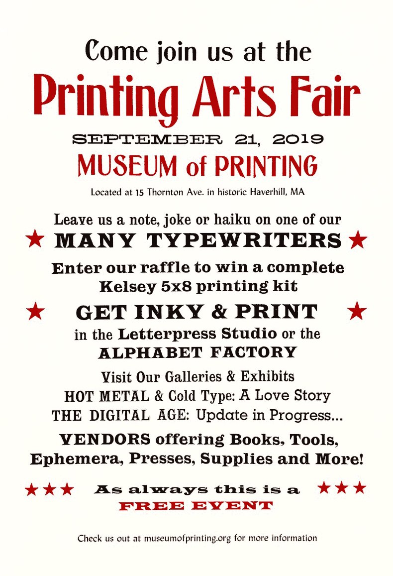 Printing Arts Fair