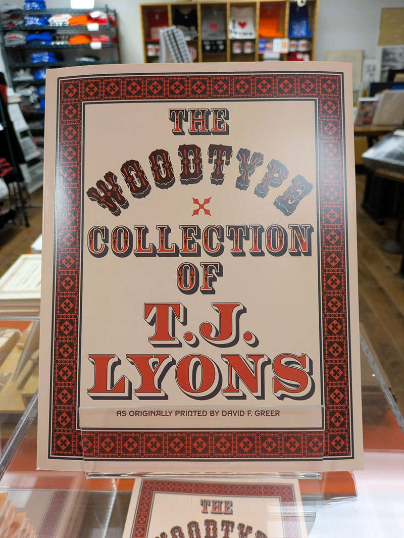 The Woodtype Collection of TJ Lyons book